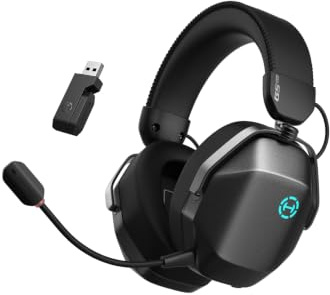 Edifier G5 Max Casque Gaming sans Fil THX Spatial Audio, Gris Sidéral