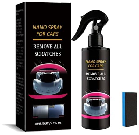 Nurafix Auto Spray Kratzer Entfernen, Nurafix Nano Car Spray, Auto Kratzer Entferner, Autobeschichtungsspray, Auto-Nano-Beschichtungsspray, Effektive Entfernung von Kratzern (1PC)