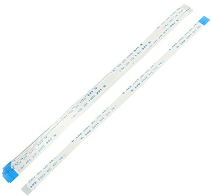 uxcell B Type 0.5mm Pitch 12Pin AWM 80C 60V VW-1 Flexible Flat Cable FFC 200mm 10Pcs