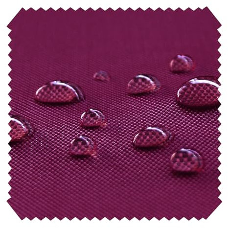 novely® OXFORD BIG 600D - Wasserfester Outdoorstoff - Robuster Polsterstoff - Wasserdichter Möbelstoff - Waterproof Meterware 1 lfm | Farbe: 47 Brombeere