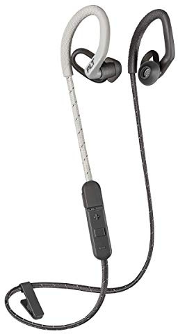 Plantronics BACKBEAT FIT 350 Bluetooth-Sport Headset/Kopfhörer, In-Ear Grau/Bone