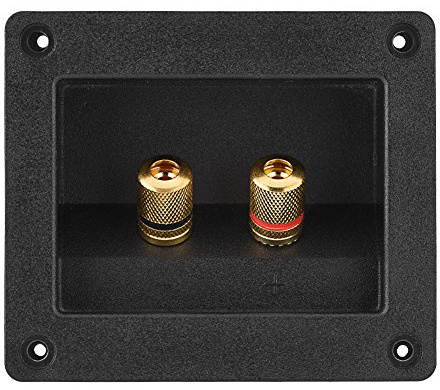 Lautsprecher Terminal HiFi Lautsprecher 2 Kupfer Binding Post Terminal Kabel Anschluss Box Shell Akustische Komponenten