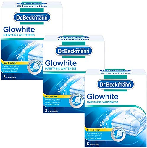 Dr Beckmann Glowhite Fabric Whitener with Stain Remover (15 x 40g Sachets)