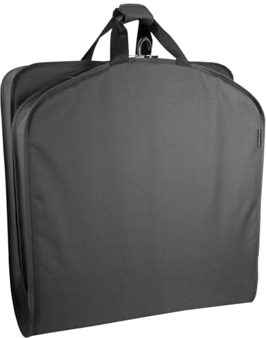 WallyBags® Deluxe Reise-Kleidersack, 152,4 cm, Schwarz, 60-Inch, Deluxe Reise-Kleidersack, 152,4 cm