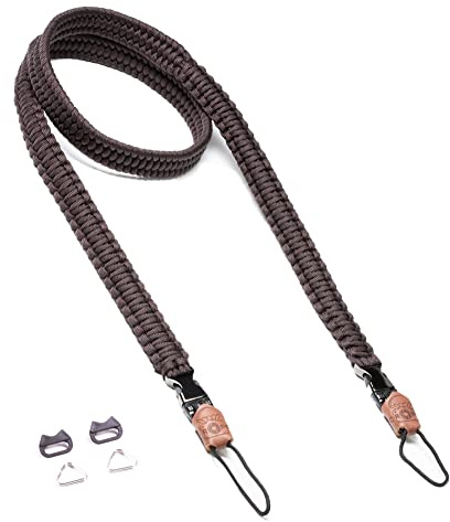C-Rope Kameragurt THE TRAVELER, handgeflochten, Schnellverschluss, Paracord