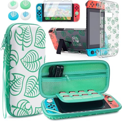 Ejoyous Housse de Transport pour Étui de Transport pour Animal Crossing avec 8 emplacements Ecran Lite Animal Crossing