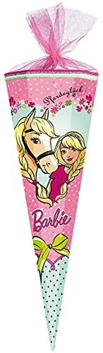 komplette Füllung - Circa 200 Teile - für Schultüte - kompatibel mit Barbie - Pferdeglück - eckig - für ALLE Zuckertüte - mit/ohne Kunststoff Spitze - f..