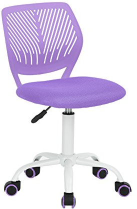 FurnitureR Writing Task Chair Ergonomic Kids Teens Boys Girls Study Chair - Adjustable Height Swivel Computer Laptop Desk Chair for Home,Office,Study Room