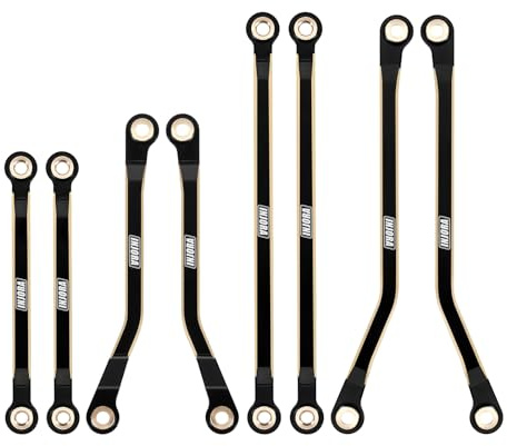 INJORA Black Brass High Clearance Links for TRX4M High Trail K10 F150
