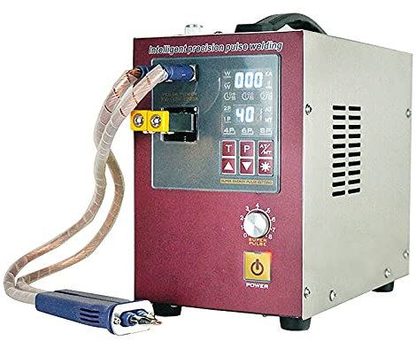 Saldatrice a Punti Automatica a impulsi ad Alta Potenza da 4,3 kW, saldatrice a Punti con Ritardo di induzione per Batteria 18650 con Penna per Saldatore Manuale, 220 V