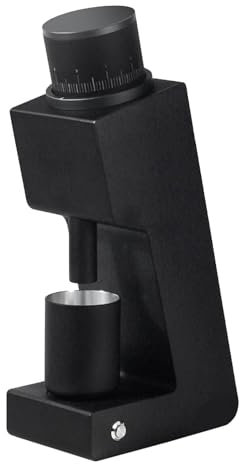Molinillo de café eléctrico, molinillo inclinable, molinillo de café simple y eficiente, adecuado para café de goteo, espresso,Black