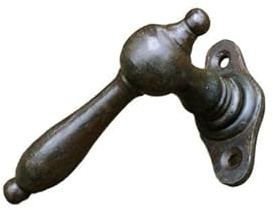 Antikas - Fenstergriff, Langgriff - antike Baubeschläge, Fensterolive Olive