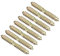 TOP-VIGOR 8Pcs Hanger Bolts, M8x60mm Double Ended Self-Tapping Thread Wood to Wood Dowel Screws, Double Ended Dowel Screws, Screw Dowels Hanger for Connecting