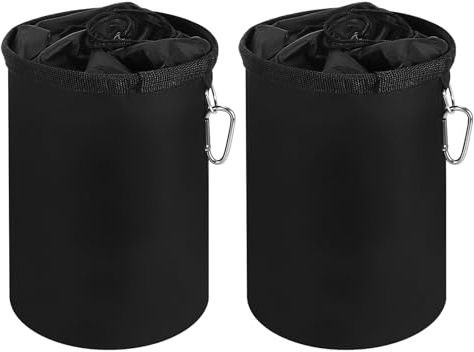 TPTGIAR 2 bolsas para pinzas de la ropa, resistentes al agua, cesta con ganchos, 20 x 28 cm, bolsa para pinzas de la ropa, para hasta 150-200 pinzas de la ropa