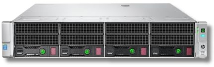 HP ProLiant DL380 Gen9 Server Rack | 2x Intel Xeon 2690 V3 | 128 GB RAM | 2x SAS 3.5 4TB | iLO Raid Controller H8404 NO OS (Generalüberholt)