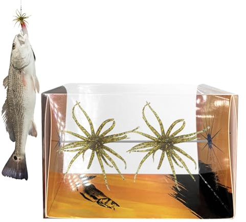 Sjöborrebete 2 Delar Mjuk Silikon Flytande Realistiskt Fiskeredskap
