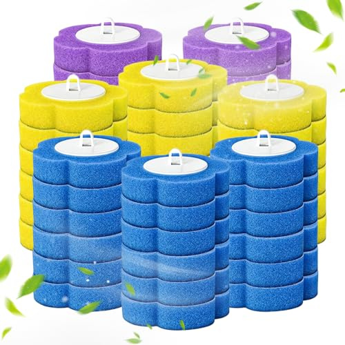 Benaewa 48 Pcs Disposable Toilet Brush, Toilet Brush Refills for Bathroom, Sink