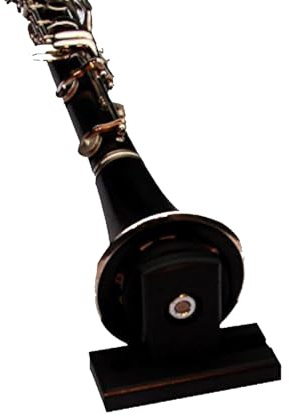 KR Ideas Standard Horizontal Clarinet Display Mount (Made in the USA) (Black)
