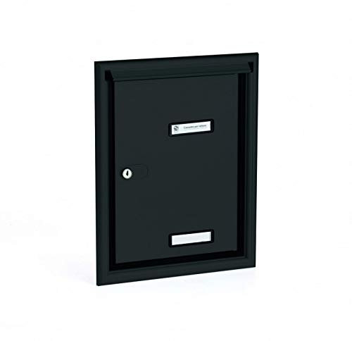 Porta postale per esterno da incasso a muro Silmec - Verniciato grigio ferro