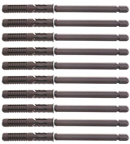 10-teiliges verdecktes Regalhalterungs-Set, unsichtbar, verstecktes Mauerwerk, Blindwand, 10 x 100 mm