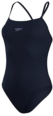 Speedo Donna Eco Endurance+ Thinstrap 1 Piece Costume intero, Navy, 32