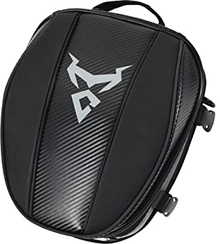 WHYUNM26 Multifunktions-Motorrad-Tankrucksack mit Hoher Kapazität Hecktasche Rucksack Reflektierende wasserdichte Motorrad-Rennrücksitztaschen,Gray