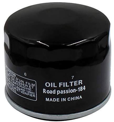 Road Passion Filtro de Aceite - Elemento Filtrante de Motocicleta 184 Compatible para APRILIA SL750 SHIVER ABS 750 2008 2009 2010 2011 2012 2013 2014 GILERA Relationship 500 all models 2012-2015