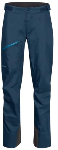 Bergans Cecilie 3l Pants Blau - Dermizax™ Atmungsaktive vielseitige Damen Dermizax NX Shellhose, Größe L - Farbe Deep S