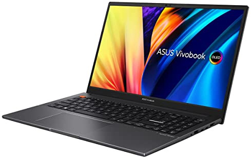 ASUS VivoBook S 15 OLED Slim Ordinateur portable, écran OLED FHD de 15,6, plate-forme Intel Evo, processeur Intel Core i7-12700H, RAM 16 Go, SSD 1 To, Windows 11 Home, noir indie, K3502ZA-ES76