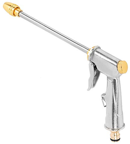 Pistola Pulverizadora De Agua De Alta Presión, Boquilla De Latón De Manguera Larga, Pistola De Riego Ajustable pistola agua presion Para Lavado De Coches Y Jardín