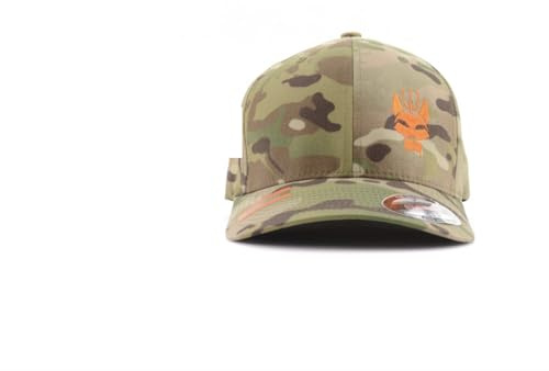 Cappellino Uomo Con Visiera Flexfit Per Softair, Berretto Militare Tattico, Cappello Donna E Ragazzo Unisex Trucker Resistente Senza Poliestere - LA PATCHERIA - Bravo Seal Team Multicam® (S-M)