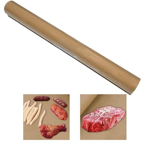 Butcher Paper, Kraft Paper, Butcher Paper, Peach Paper for BBQ Smoker, Fish Meat, Sausage，Perfect Cooking of Juicy