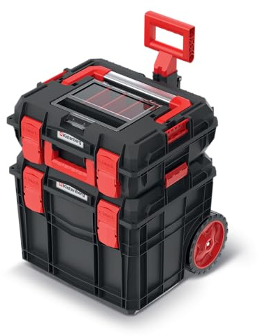 Kistenberg KXCS454055, Mobiles Werkzeugkasten-Set C BLOCK, Black
