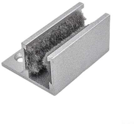 Mühelose Installation Glasschiebetür Bodenführung geräuschreduzierendes Plüschfutter