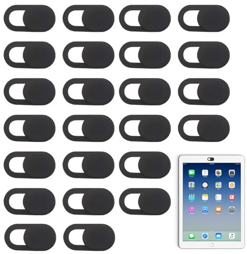 ZXNJA 24 Stück KameraAbdeckung Handy,Handy KameraAbdeckung,Laptop Kamera Abdeckung,Webcam Abdeckung,Kamera AbdeckungLaptop,Fur Computer,Handy,Tablet,Laptops,Schutz Ihrer Privatsphäre(Schwarz)