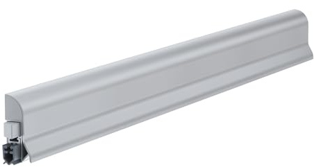 Athmer Wind-Ex RTK-1 Absenkdichtung - Silber - 985 mm - Türdichtung | kürzbar um 125 mm - Türbodendichtung - Zugluftstopper und Schallschutzdichtung für Türen gegen Zugluft und Geräusche
