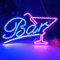 Cartel de neón para bar, cócteles LED, letrero luminoso USB para bar, cartel luminoso para pared, cóctel, bar, neón, color rosa y azul, letrero de neón para bar, restaurante, club, discoteca, tienda