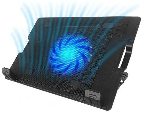 Base Refrigeradora Portatil Gaming Almohadilla de refrigeración para ordenador portátil, soporte enfriador para ordenador portátil con disipación de calor, ventiladores silenciosos refrigeracion porta