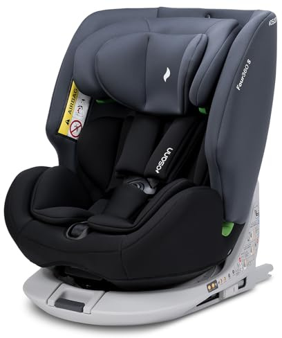 OSANN - Siège auto bébé/enfant FOUR360 S Isofix I-Size - 40-150 cm - noir - 14 positions - Harnais 5 points, Face/Dos à la route