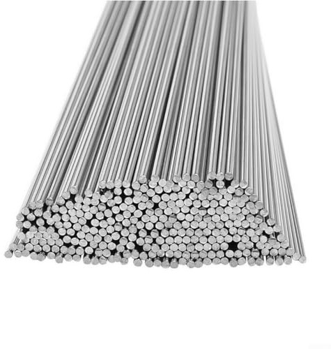 50 piezas de alambre de soldadura de aluminio para reparación de soldadura de 1 6 mm de diámetro, núcleo de fundente, alambre de soldadura de bajo punto de fusión con alta conductividad térmica y