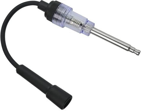 1 Pezzo di Test Candela di Accensione, Nero, Tester Candele Accensione per Piccoli Motori di Automobili, Motociclette e Tosaerba