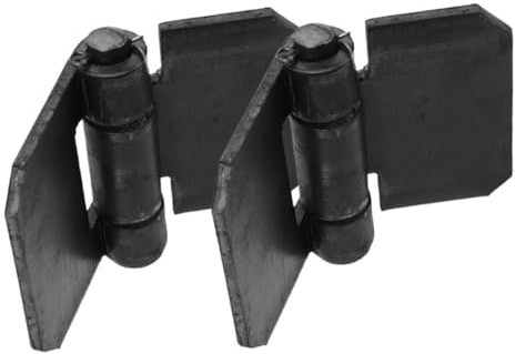 IWOWHERO 2 pièces Charnières Métalliques Soudables Lourdes pour Portes de Remorque et Portails Charnières Robustes à Amovible Installation Facile Lot de Adaptées Aux Véhicules Récréatifs