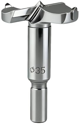 Forstner 35mm Madera Taladro Carburo Broca de Alas Planas Tungsteno