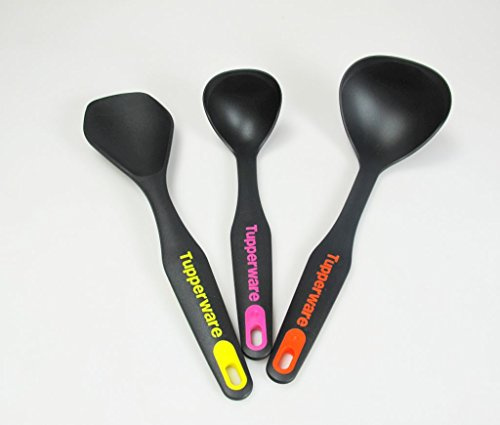 TUPPERWARE Griffbereit großer Schöpflöffel+ Servierlöffel+ kleiner Schöpflöffel 8941