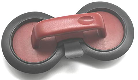 FACKELMANN Molde Hamburguesas-Molde Prensa hamburguesas-Burger Press-Prensador hamburguesas veganas, vegetarianas, gourmet -Molde mini hamburguesas, de plástico ABS negro y rojo, 20x10x6,8cm, 1ud.