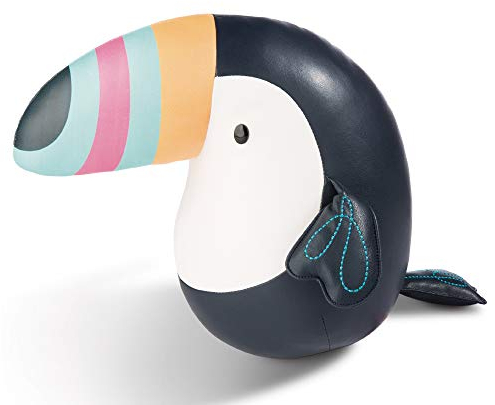 NICI Kuscheltier Tukan aus Kunstleder 25 cm – Tukan Plüschtier aus Kunstleder für Mädchen, Jungen & Babys – Schmusetier zum Kuscheln, Spielen und Schlafen – Für jedes Alter geeignet – 45167