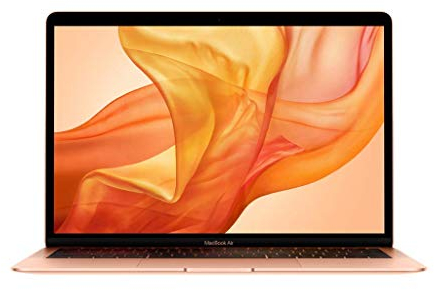 2019 Apple MacBook Air with 1.6GHz Intel Core i5 (13-inch, 8GB RAM, 128GB SSD Storage) (QWERTY English) Gold (Renewed)
