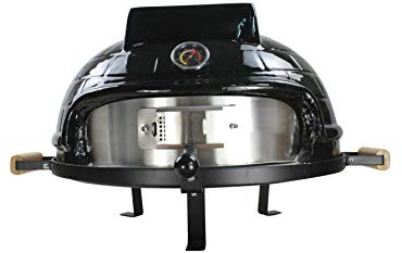 Higoshi BLACK Ceramic Mini Cooking Table Top Pizza Oven Next Day Delivery