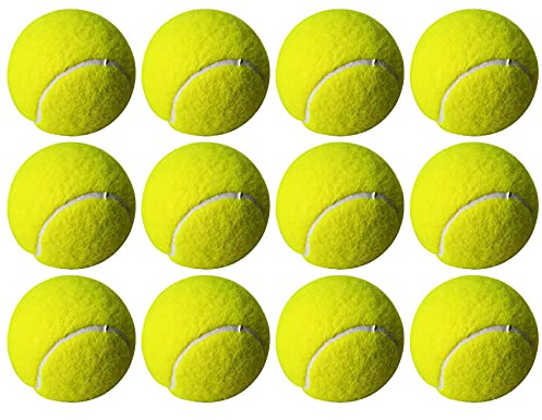 24 | 12 | 1 | X TENNIS BALLS Outdoor SPORTS Fun Strong Dog Fetch TOY Play Durable CRICKET Training Beach Leisure Coaching Throwing Catch Practice Garden Park Games (ECO PACK (12 x TENNIS BALLS))