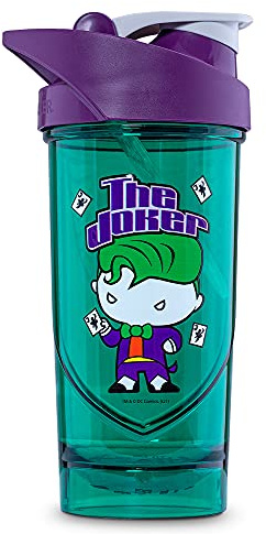 Shieldmixer Hero Pro Classic Shaker for Whey Protein Shakes and Pre Workout, BPA Free, 700 ml, Joker Mini